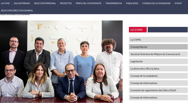 Rafa Xambó sigue siendo miembro del Consejo Rector según la web de la CVMC