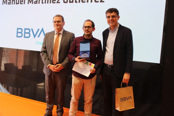 BBVA concede a un estudiante  de la Universitat de València el Premio al Talento en el Foro de Empleo 