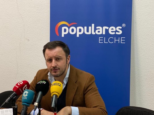 Pablo Ruz llama al alcalde de Elche a reunirse y desbloquear cinco proyectos para el municipio