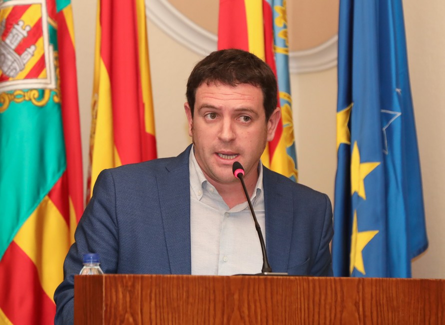 Ignasi Garcia es el portavoz municipal de Compromís en el Ayuntamiento de Castelló. - 