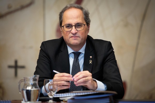Torra deja en el aire la mesa de diálogo y exige negociar autodeterminación