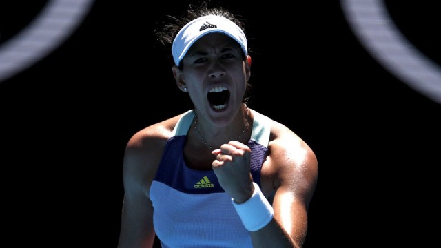 Muguruza desquicia a Halep y jugará la final del Open de Australia ante Kenin