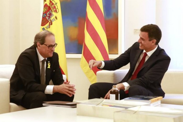 Pedro Sánchez se reunirá el 6 de febrero con Joaquim Torra