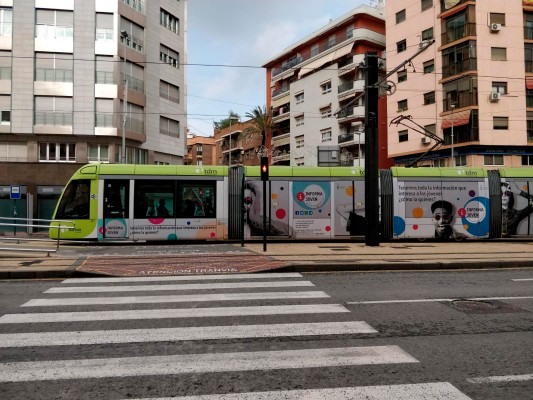 Murcia debatirá este jueves una moción para pedir que el tranvía se amplíe a El Palmar
