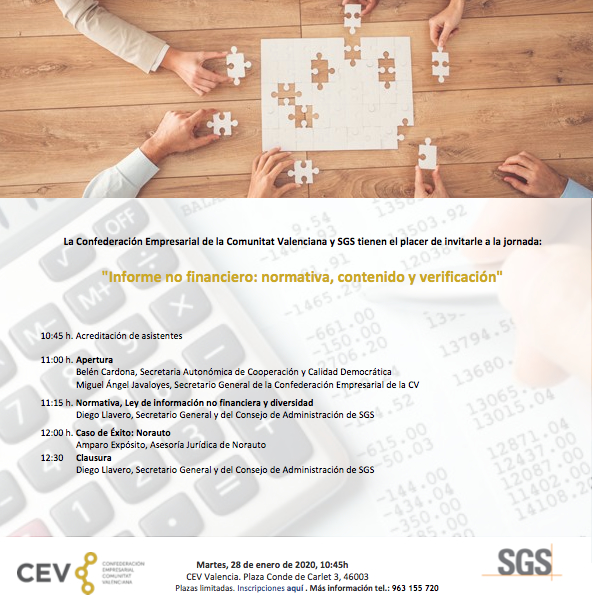 SGS y empresarios debaten sobre la Ley de Información no financiera como paso hacia la sostenibilidad
