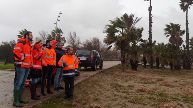 Castelló estima en 665.000 euros los daños producidos por 'Gloria' en el litoral de la ciudad