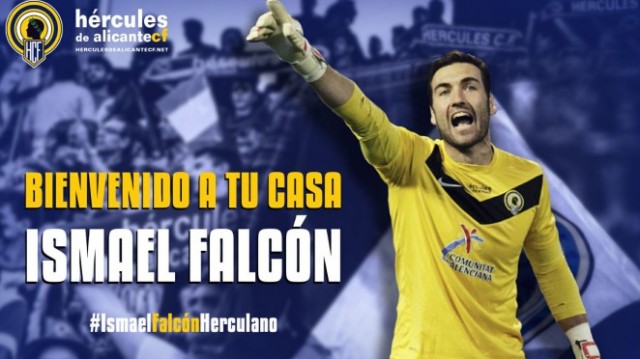 El Hércules anuncia el fichaje del portero Ismael Falcón
