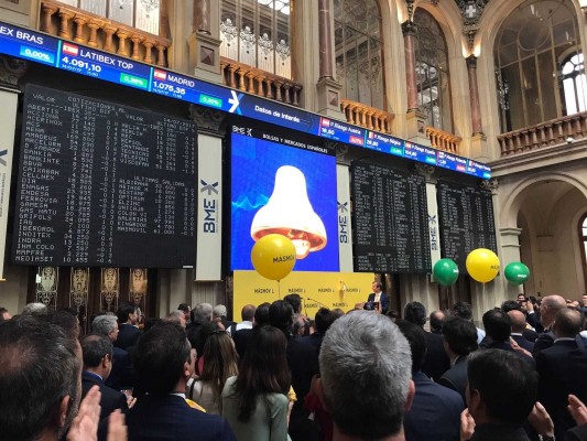 MásMóvil se estrena en el Mercado Continuo bajando un 1,5%