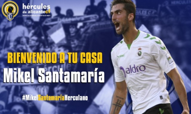 Mikel Santamaría se convierte en el tercer fichaje del Hércules de Alicante CF

