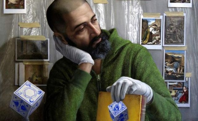 El pintor alicantino Jesús Herrera triunfa en Dinamarca con sus retratos