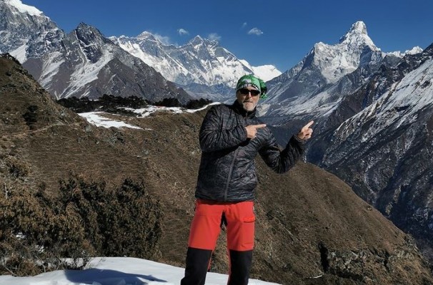 Zapata prepara su reto de hacer cumbre en Ama Dablam con temperaturas de 20 grados bajo cero