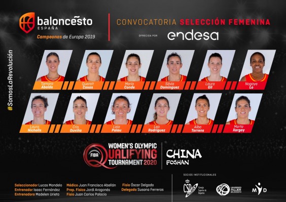 Las jugadoras de Valencia Basket Tamara Abalde y Queralt Casas, al Preolímpico de China
