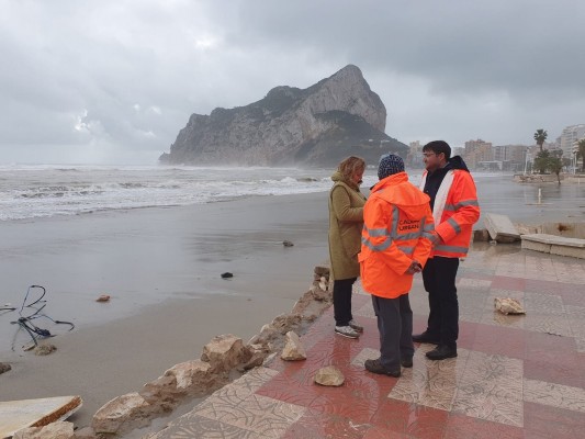 Gloria deja una víctima mortal, olas de récord y cuantiosos daños en la Comunitat Valenciana