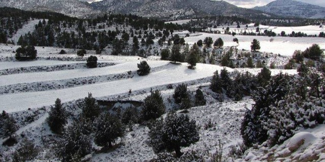 Colegios cerrados en el Noroeste, Yecla y pedanías de Lorca y carreteras cortadas al paso del temporal