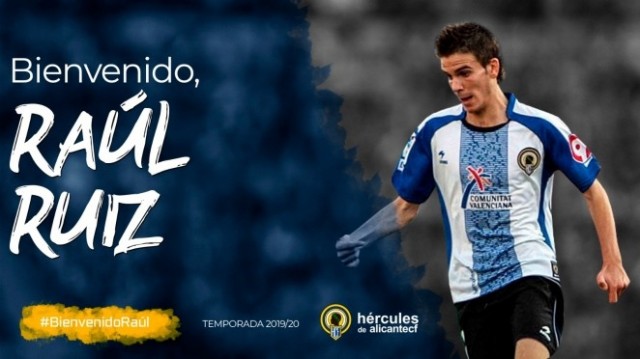 El Hércules hace oficial el fichaje de Raúl Ruiz que ya entrena a las órdenes de Vicente Mir