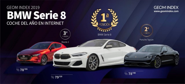 El BMW Serie 8 cerró 2019 como el coche más valorado del año en Internet