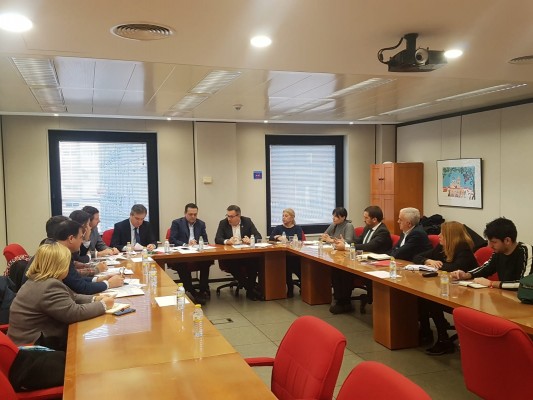Las prioridades de la legislatura protagonizan el encuentro entre Croem y PSOE