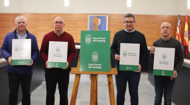 San Vicente del Raspeig moderniza su emblema en el 50 aniversario de la aprobación de su escudo