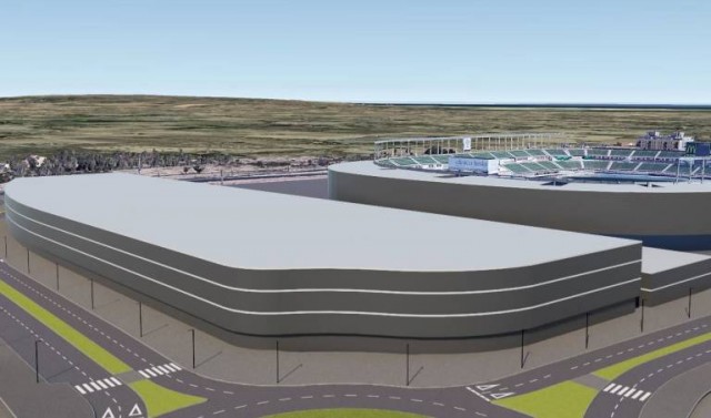 El centro de ocio del estadio del Elche tendrá Cines Axion con 10 salas y se plantea construir un hotel