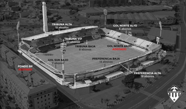 El Castellón pone a la venta sus últimos 90 abonos