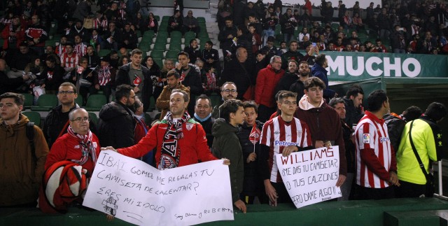 El Athletic regresará al Martínez Valero cinco semanas después para volver a disputar la Copa