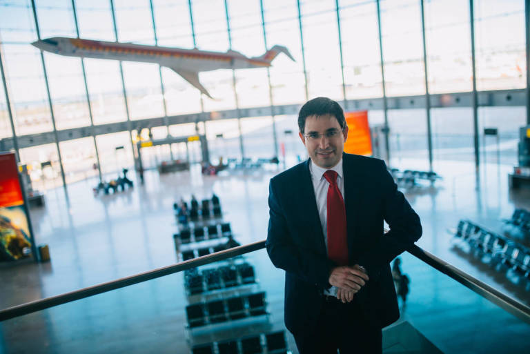 Joaquín Rodríguez, director del Aeropuerto de València. Foto: KIKE TABERNER - 