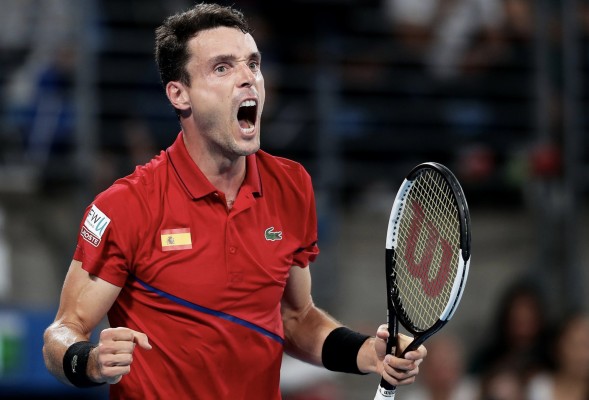 Bautista gana el primer punto ante Serbia de la final de la ATP Cup