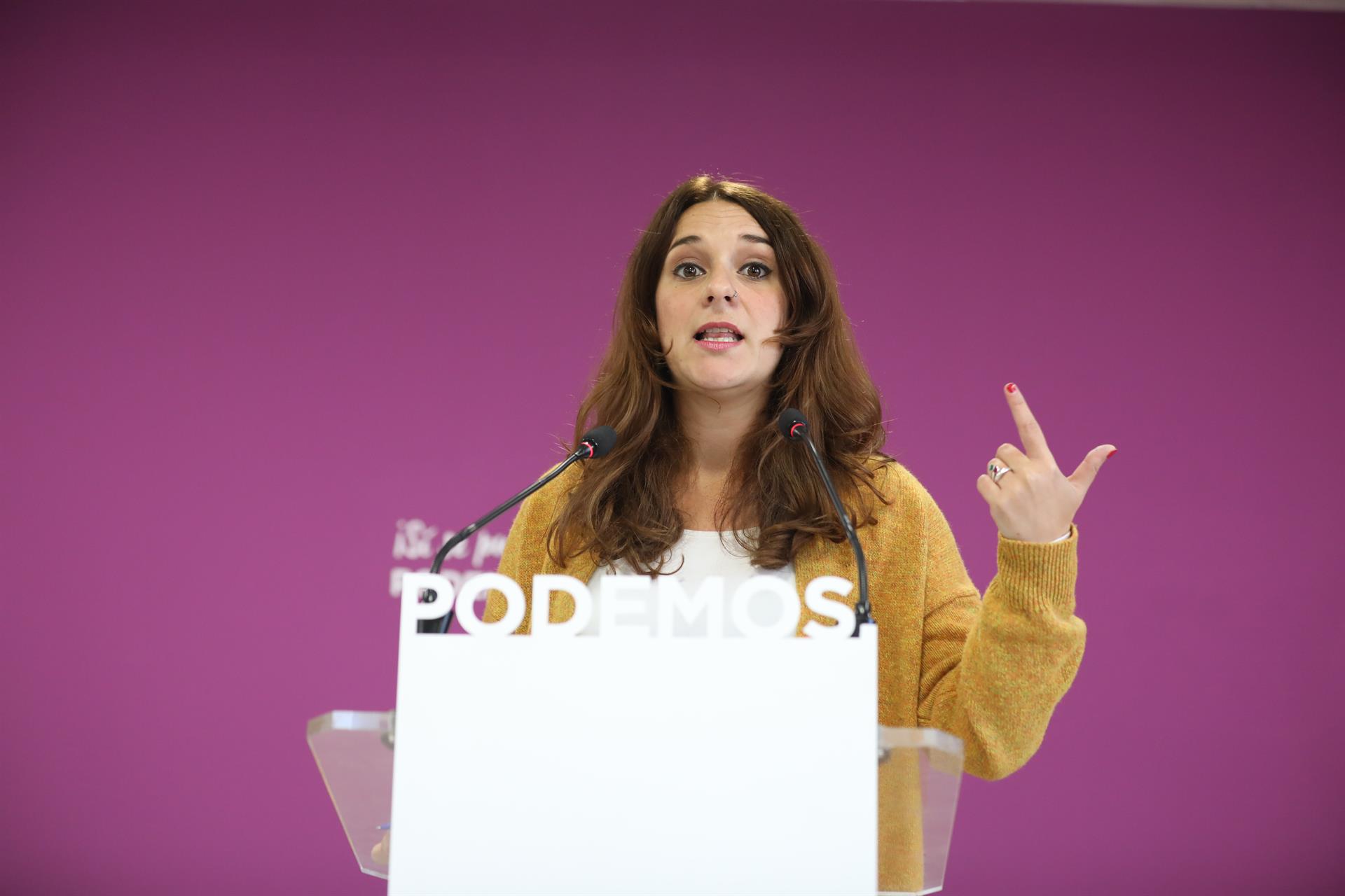 La portavoz de Podemos, Noelia Vera, será secretaria de Estado de Igualdad del Gobierno
