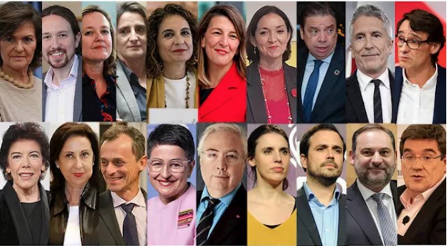 Estos son los ministros del Gobierno de Sánchez e Iglesias que se conocen hasta ahora