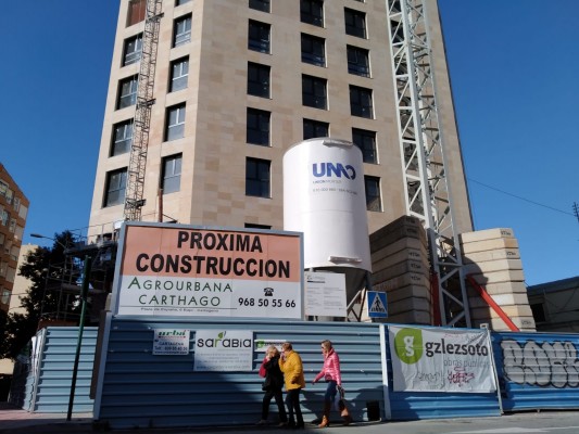La construcción de vivienda nueva despega en Cartagena a pesar de no contar con el PGOU