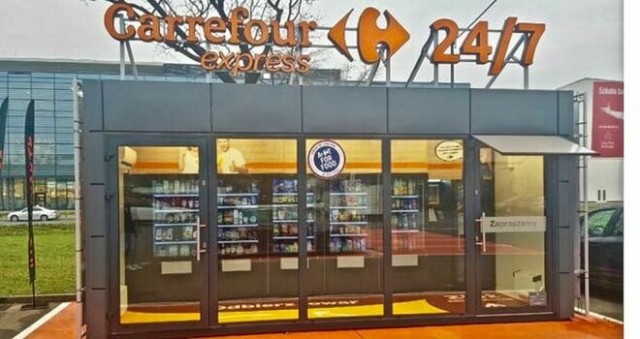 Carrefour prueba en Polonia sus máquinas de vending o supermercados sin trabajadores