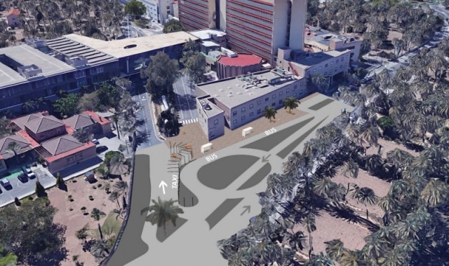 Así será el nuevo intercambiador de autobuses del Hospital General de Elche