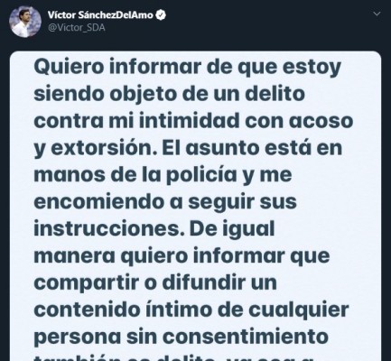 Víctor Sánchez, ex futbolista del Elche, denuncia ante la Policía ser víctima de un vídeo sexual