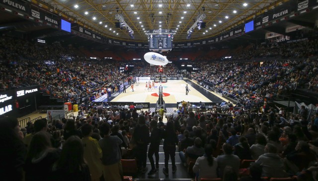 La Fonteta estrena la Liga Femenina Endesa en 2020 con una media de 3.233 espectadores