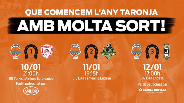Triple compromiso en la Fonteta ante Olympiacos, Araski y Joventut Badalona