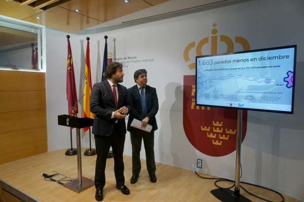 La Comunidad destaca que el número de desempleados baja de 100.000 por primera vez desde 2009