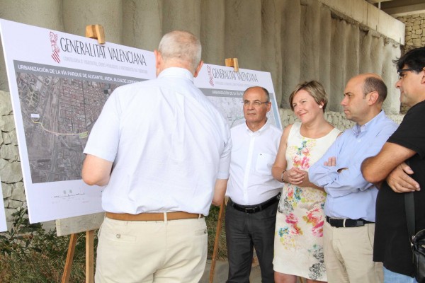 El Consell retoma la obra de Vía Parque para terminarla en enero y poder ampliar la Explanada