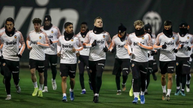 El Valencia CF estrena el 2020 trabajando