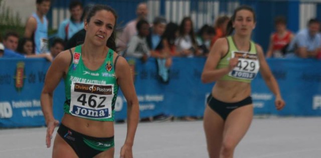 Andrea Verdú compite en el Europeo Júnior en los 200 metros