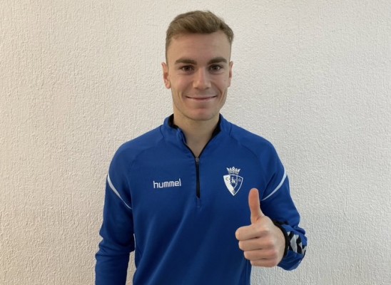 Lato se entrena por primera vez con Osasuna