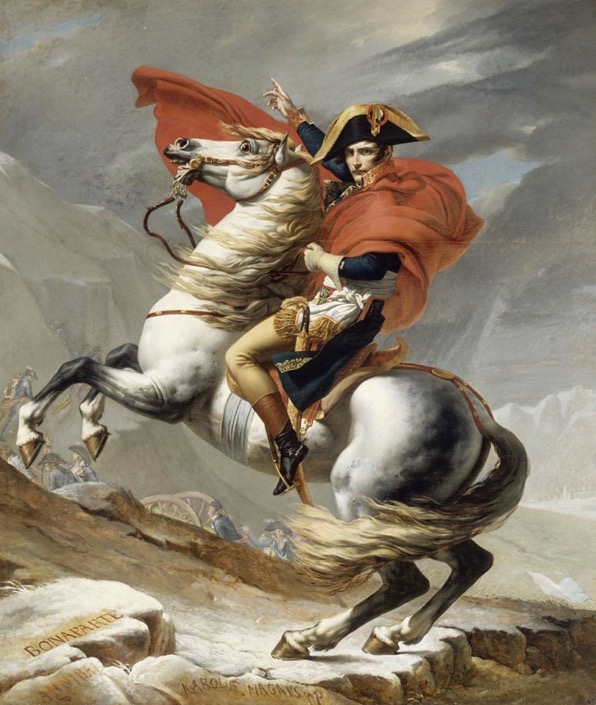 Napoleo? en el pas de Sant Bernat (1801-1815), de Jacques-Louis David. - 