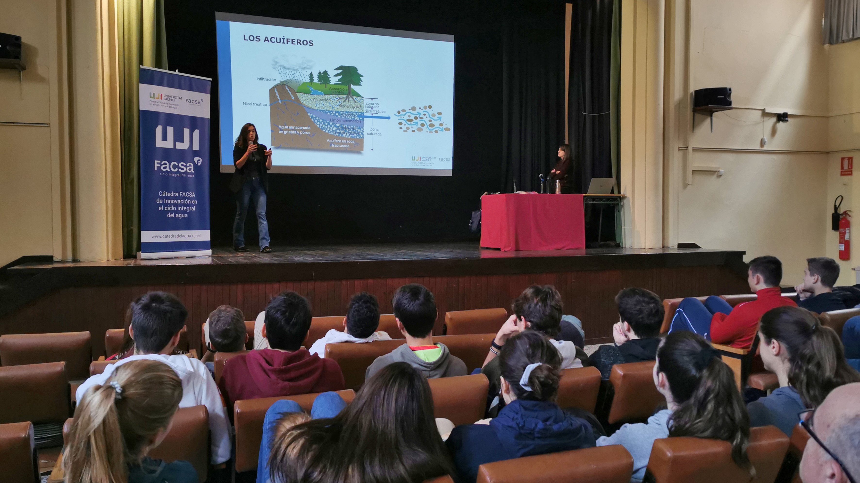La Cátedra Facsa de la UJI expone las características hidrográficas de Castellón ante alumnos de la ESO
