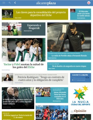 Estas son las 100 noticias de deportes más leídas y comentadas en Alicante Plaza en 2019 