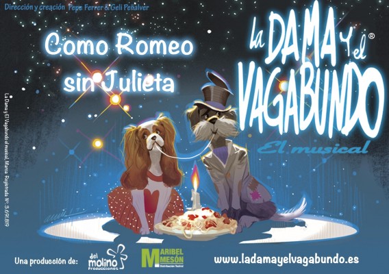 El Teatro Villa de Molina ofrece el musical infantil La Dama y el vagabundo