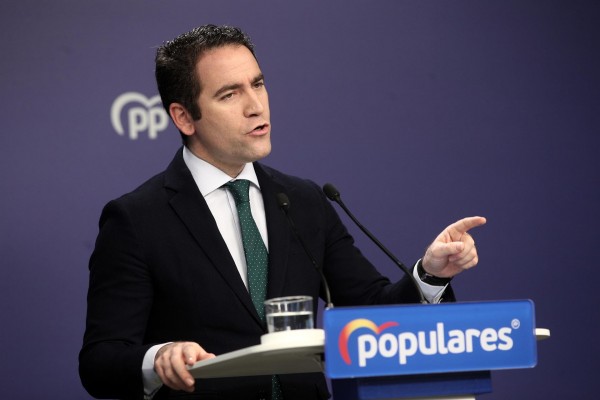 El murciano García Egea (PP) asegura que el discurso del Rey lo 