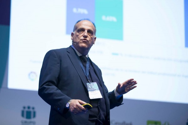 Tebas es proclamado oficialmente presidente de la LFP para los próximos 4 años