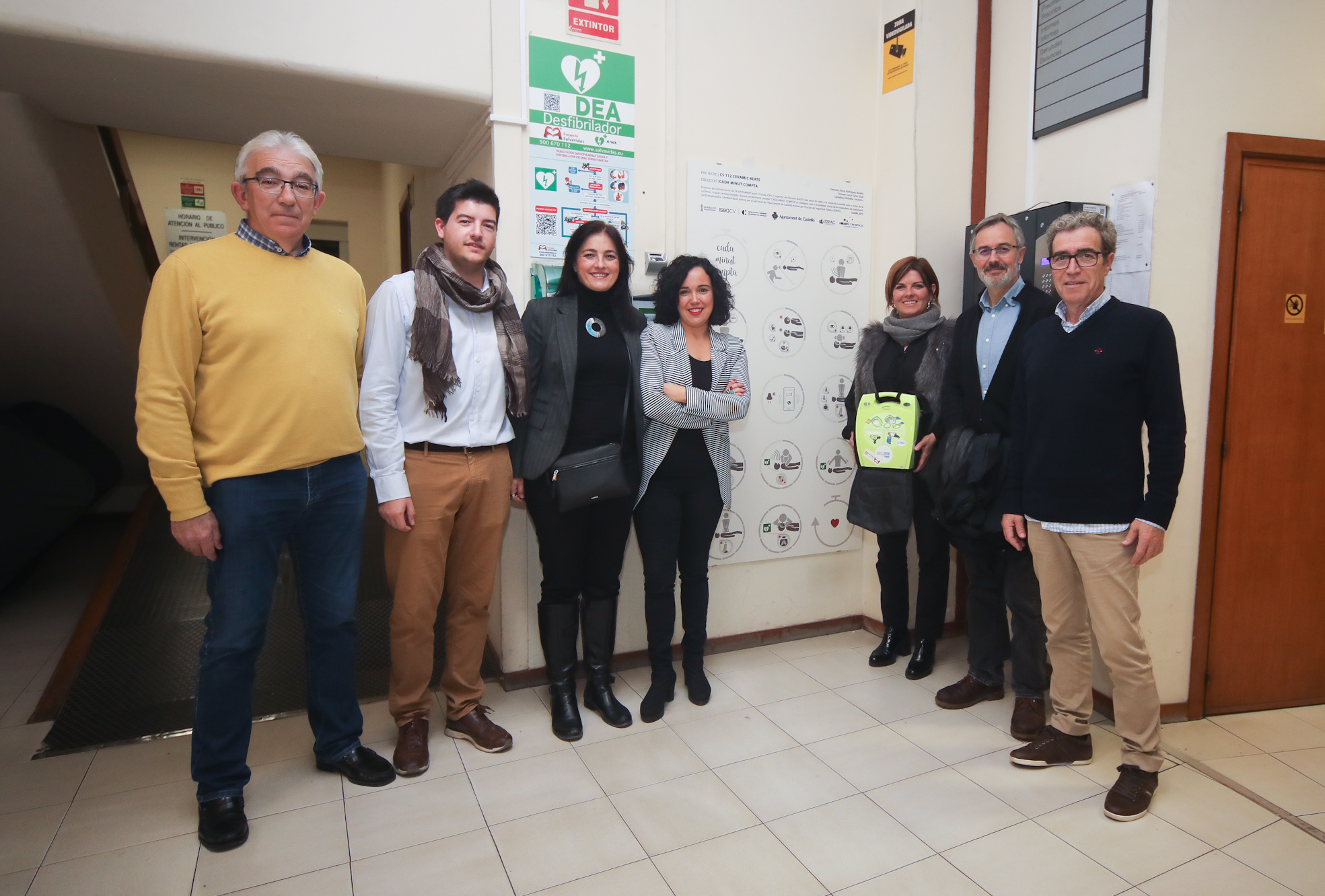 Castelló amplía el proyecto 'Cs 112 Ceramic Beats', que une cerámica con ciudad cardioprotegida