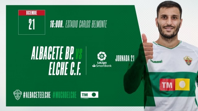 El Elche visita el Carlos Belmonte y quiere mirar a la zona alta