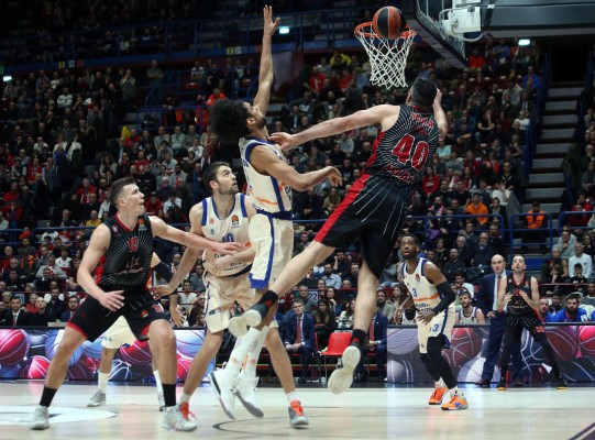 Un Valencia Basket inconsistente da vida al Milan en una mala segunda parte