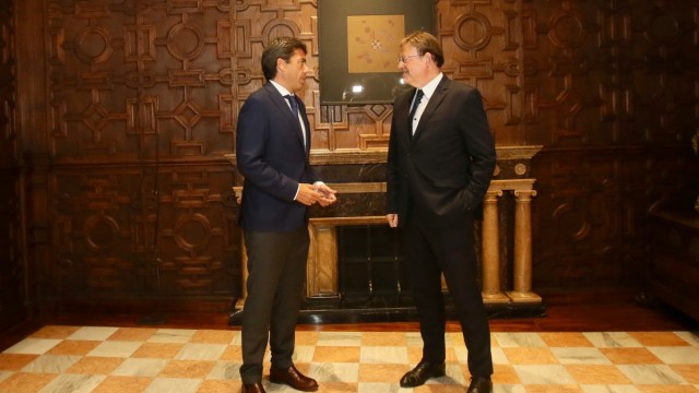 La comisión Generalitat-Diputación de Alicante arrancará 4 meses tarde tras el 'despiste' de los hombres de Puig